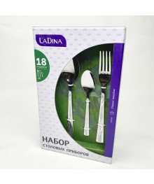 LaDina Meadow flower Набор столовых приборов 18 пр. 400306-2/8приборы оптом в Новосибирске - большой ассортимент. Купить набор столовых приборов в Новосибирске .