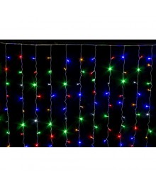 Эл.гирл. Штора 600 ламп  LED-8023-6, 220V. р-р:3.0*3,0м, цветн.