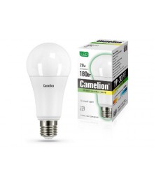 Эл. лампа светодиодная Camelion LED-A65-20W-/830/E27(Лон 20Вт 220В, аналог 180 Вт) уп.1/10/100нецк, Ленинск-Кузнецк, Барнаул, Горно-Алтайск, Бийск и др. Большой каталог светодиодных ламп оптом.