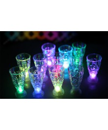 1 LED, Светодиодные прозрачные пластиковые РЮМКИ, мультицвет, бат.AG13*1шт(1,5В)Дискосвет оптом с доставкой. Каталог дискошаров оптом по низким ценам.