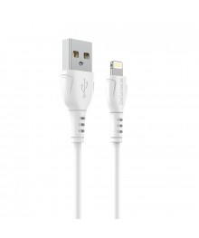 Кабель USB - 8pin BOROFONE BX51 Белый (2,4А, для iPhone5/6/7) 1мВостоку. Адаптер Rolsen оптом по низкой цене. Качественные адаптеры оптом со склада в Новосибирске.