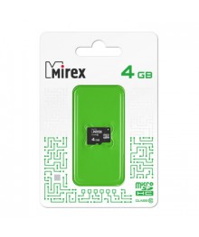 Пам.MicroSDHC, 4Gb Mirex (Class 10)  без переходникаужаем в Красноярск, Иркутск, Якутск, Кызыл, Улан-Уде, Хабаровск, Владивосток, Комсомольск-на-Амуре.