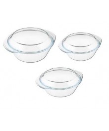 Набор кастрюль SUPRA SHG-0325Kit ( 3 предм: 3 стекл кастрюли с крышками 1,2л,  1,8л,  2,2л)керамики в Новосибирске оптом большой ассортимент. Посуда фарфоровая в Новосибирскедля кухни оптом.