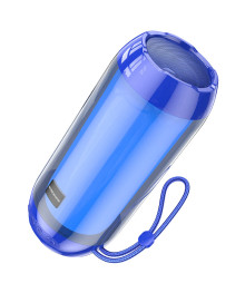 Колонка портативная с BLUETOOTH  BOROFONE BR25 Синяя (5Вт, подсветка)