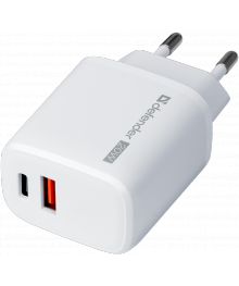 сет/адаптер UPA-103 USB C/PD20W+USB-A/Q3.0   DEFENDERUSB Блоки питания, зарядки оптом с доставкой по России.