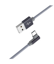 Кабель USB - TYPE C  BOROFONE BX26 Express  нейлон, металлик 3A, 1м