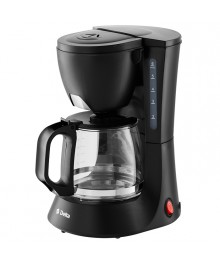 Кофеварка DELTA DL-8153 черная  600 Вт, 600 мл (4-6 чашек) (6/уп)Кофеварки оптом с доставкой по Дальнему Востоку. Большой каталог кофеварок оптом в Новосибирске.