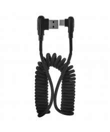 Кабель USB - micro USB NG Спираль, 2 м, 3A, быстрая зарядка QC3.0, тканевая оплёткаВостоку. Адаптер Rolsen оптом по низкой цене. Качественные адаптеры оптом со склада в Новосибирске.