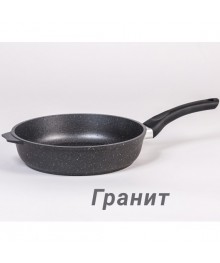 Мечта Сковорода литая  28см АП Гранит не с/руч арт 28701 (10) доставкой - Новосибирск, Новокузнецк, Горно-Алтайск. Низкие цены, большой ассортимент посуды оптом