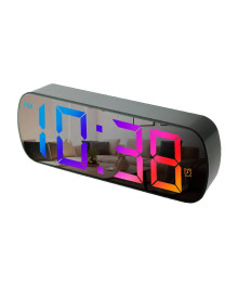 часы настольные VST-895H RGB (без блока, питание от USB)стоку. Большой каталог будильников оптом со склада в Новосибирске. Будильники оптом по низкой цене.