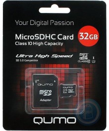 Пам.MicroSDHC, 8Gb QUMO (Сlass 10 UHS-I, 3.0) с адаптером SD, черно-красная картонная упаковкаужаем в Красноярск, Иркутск, Якутск, Кызыл, Улан-Уде, Хабаровск, Владивосток, Комсомольск-на-Амуре.