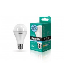 Эл. лампа светодиодная Camelion LED-A65-25W-/845/E27(Лон 25Вт 220В, аналог 200 Вт) уп.1/10/100нецк, Ленинск-Кузнецк, Барнаул, Горно-Алтайск, Бийск и др. Большой каталог светодиодных ламп оптом.