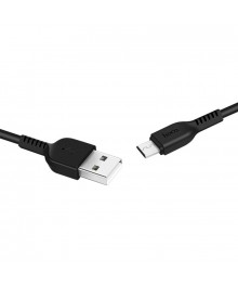 Кабель USB - micro USB HOCO X20 Чёрный  2A, 1мВостоку. Адаптер Rolsen оптом по низкой цене. Качественные адаптеры оптом со склада в Новосибирске.