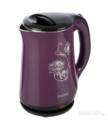 Чайник ENERGY E-265 (1,8 л, диск) фиолетовый, двойной корпус