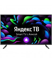 LCD телевизор  Digma 50" DM-LED50SBB31 Smart Яндекс.ТВ с Алисой черный HD/DVB-T2/-C/-S/-S2/USB