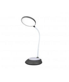 Светильник настол.Ultraflash UF-744 серый  (LED, 6Вт, диммируемый, сенсерный ССТ)том со склада в Новосибирске. Большой каталог настольных светильниковCamelion оптом по низкой цене.