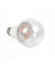 Лампа для роста растений LED Е27, 12W, 6-8м2, IP55, биколорная (2 цвета.свеч.)