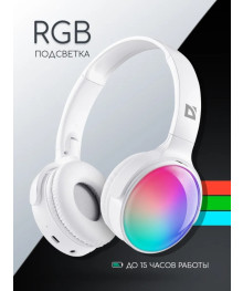 гарнитура Defender FreeMotion B1005 белый,RGB Bluetooth