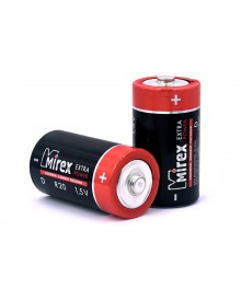 Бат R20             Mirex 1,5V  2 шт (12/96), shrink