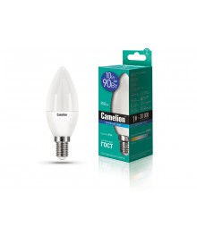 Эл. лампа светодиодная Camelion LED-C35-10W-/865/E14 (Свеча 10Вт 220В, аналог 90Вт) уп.1/10/100нецк, Ленинск-Кузнецк, Барнаул, Горно-Алтайск, Бийск и др. Большой каталог светодиодных ламп оптом.