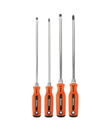 Набор отверток усиленных ЕРМАК 4шт SL 6*250; 8*250/ PH2*250;PH3*250