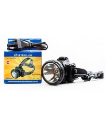 Фонарь  Ultra Flash  LED 5366 (налобн аккум 220В,черный,0,5 Ватт LED,2реж,пласт,бокс)у Востоку. Большой каталог фонари Ultra Flash оптом по низкой цене с доставкой по Дальнему Востоку.