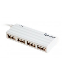 USB - Xaб SmartBuy 4 порта (SBHA-6810-W) белыйдаптер с доставкой по Дальнему Востоку. Большой каталог USB разветвителей со склада в Новосибирске.