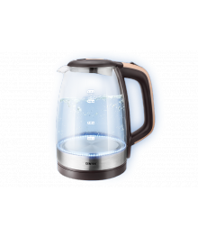 Чайник Centek CT-0065 Beige стекло (1.7л 2200Вт, LED-подсв, мерная шкала, защита от вкл б/вод) 6/ирске. Отгрузка в Саха-якутия, Якутск, Кызыл, Улан-Уде, Иркутск, Владивосток, Комсомольск-на-Амуре.