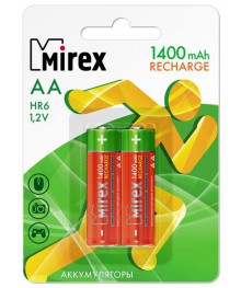 акк R6 Mirex  1400mAh Ni-Mh 1,2V  BL-2 (20/100шт) гг Новосибирск, Барнаул, Горно-Алтайск, Бийск, Томск, Кемерово, Новокузнецк, Ленинск-Кузнецк и др: