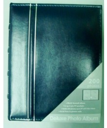 Фотоальбом Deluxe Photo Album -200 10x15 (NO.PUB21004) (12)  иск.кожа синий