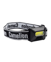 Фонарь  Camelion LED 5384 (налобн, черный,1Вт COB LED, 3 реж, 3XAAA, пласт, блист)