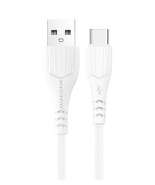 Кабель USB - TYPE C  More choice K22a белый (2A, 1м)