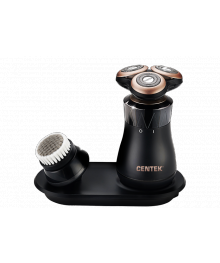 Электробритва Centek CT-2169 чёрн (ротор 3D, НАСАДКА ДЛЯ ОЧИСТКИ КОЖИ + ВЛАЖ БРИТЬЁ, подставка-ад)авкой по Дальнему Востоку. Электробритвы и эпиляторы оптом по низкой цене со склада в Новосибирске.
