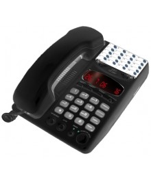 АОН  GEO TX - 8907 КОНЕКТ (Русь 28 Соната) чёрныйить стационарные телефоны в Новосибирске по оптовым ценам. Купить проводной телефон в Новосибирске.
