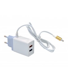 Блок пит USB сетевой  Орбита OT-APU26 microUSB (5B, 2100mA, 1м)USB Блоки питания, зарядки оптом с доставкой по России.