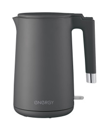 Чайник ENERGY E-215 (1,7 л), серый, двойной корпус