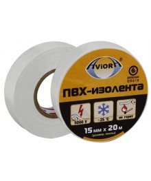 Изолента  AVIORA 15мм * 20м белая /уп.5/100шт./ 306-060том со склада в Новосибирске. Большой каталог изолент, скотч оптом с доставкой по Дальнему Востоку.