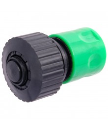Соединитель Park HL030  3/4" с аквастопомСадовый инвентарь оптом. Лейки оптом с доставкой по РФ. Садовые лейки оптом.