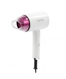 Фен MARTA MT-1261 белая фуксия (1800W, ТУРМАЛИН ИОН, 3 реж) 24/уп