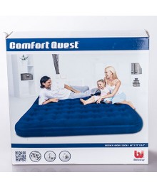 Матрас надувной 203*183*22см Bestway Flocked Air Bed синий (67004)(65966)ке. Раскладушки оптом по низкой цене. Палатки оптом высокого качества! Большой выбор палаток оптом.