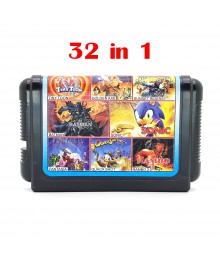 Игр. картридж 32в1 (16 bit). Игровая приставка Ritmix оптом со склада в Новосибриске. Большой каталог игровых приставок оптом.