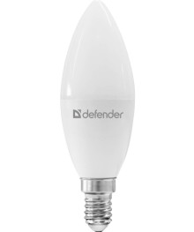 Эл. лампа светодиодная Defender LED-С37 -12W/840/E14(свеча, нейтральный белый)уп.1шт