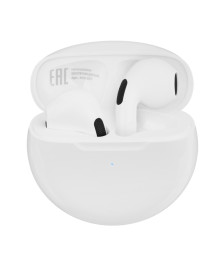 Наушники беспроводные BY TWS Promo LitePods, вкладыши, 28/150 mAh, BT:5.3, белыйльшой каталог наушников оптом. Качественные наушники оптом по низкой цене со склада в Новосибирске.