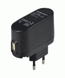 Блок пит USB сетевой Robiton USB1000    (зарядка-б/п для USB, стабил,1А, 220/5V)USB Блоки питания, зарядки оптом с доставкой по России.