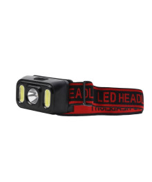 Фонарь  Camelion LED 53417 (фонарь налоб, акк 3,7В, черный, XPE+2 x COB, 3 Вт, 5 реж, Type-C, бокс)
