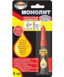 Суперклей-ГЕЛЬ секундный AVIORA-МОНОЛИТ 3 г., на листе (12шт /288) 403-202 оптом с доставкой по Дальнему Востоку. Клей секунда оптом по низкой цене со склада в Новосибриске.