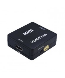 Адаптер Converter (HW-2109) HDMI to VGA 1080P black