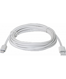 Кабель USB08-10BH USB 2.0 белый, AM-MicroBM, 3м DEFENDERВостоку. Адаптер Rolsen оптом по низкой цене. Качественные адаптеры оптом со склада в Новосибирске.