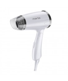 Фен MARTA MT-1436 белый жемчуг (1600Вт, 2 реж, складн ручка, концентр) 9/уп