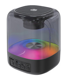 Колонка портативная с BLUETOOTH QUMO Plasma ВТ 0082 5 ВТ, объемное звучание, RGB подсветкаи колонки оптом по низкой цене. Большой каталог Мини колонок оптом с доставкой по Дальнему Востоку.